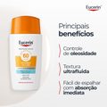 PROTETOR SOLAR FACIAL ANTIOXIDANTE EUCERIN HYDRO FLUID FPS60 SEM COR FLUIDO 50ML