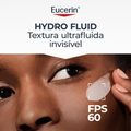 PROTETOR SOLAR FACIAL ANTIOXIDANTE EUCERIN HYDRO FLUID FPS60 SEM COR FLUIDO 50ML