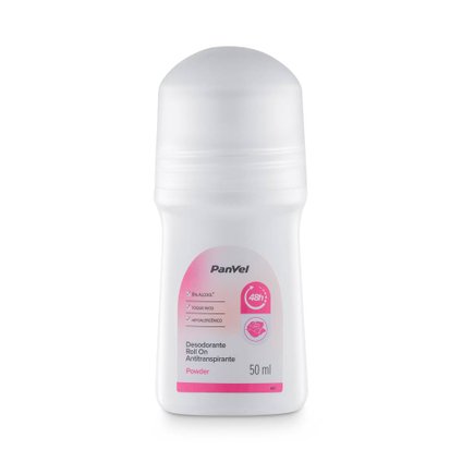 DESODORANTE ROLL ON FRAGRÂNCIA POWDER PANVEL 50ML