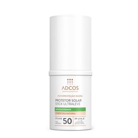 PROTETOR SOLAR FACIAL ADCOS STICK ULTRALEVE FPS 50 BEIGE 15G