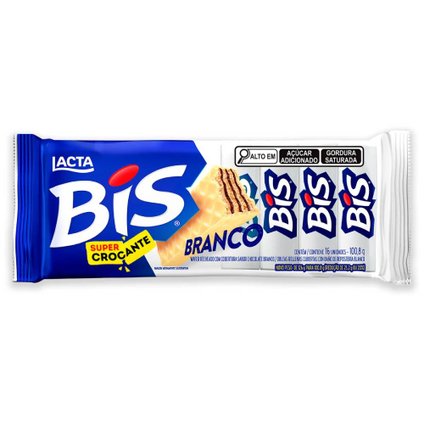 CHOCOLATE LACTA BIS BRANCO 100,8G