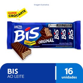 CHOCOLATE LACTA BIS ORIGINAL 100,8G