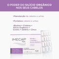 IMECAP HAIR SILÍCIO ORGÂNICO NUTRACÊUTICO PARA CABELOS E UNHAS 60 CÁPSULAS