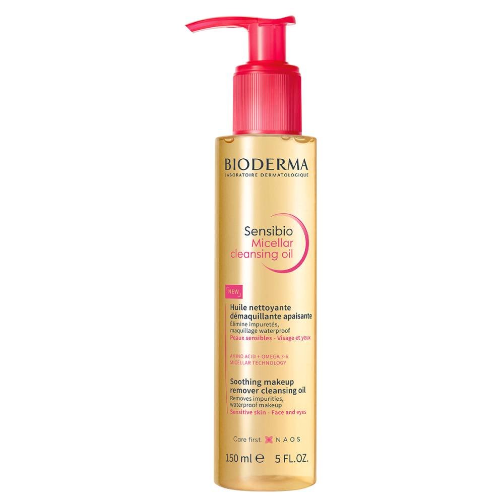 Óleo De Limpeza Facial Micelar Demaquilante Bioderma Sensibio Micellar Cleansing Oil 150ml
