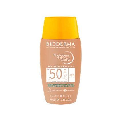 PROTETOR SOLAR SOLAR FACIAL BIODERMA PHOTODERM NUDE TOUCH MINERAL FPS 50+ COR 4.0 40ML