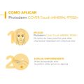 PROTETOR SOLAR FACIAL BIODERMA PHOTODERM COVER TOUCH MINERAL FPS50+ MUITO CLARO 40G