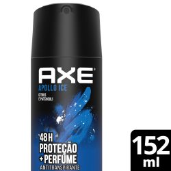 Desodorante Axe Apollo Jato Seco 90g Novo