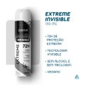 DESODORANTE AEROSSOL ABOVE EXTREME INVISIBLE 72H MEN 150ML