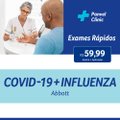 Exame Rápido Covid-19 + Influenza Abbott
