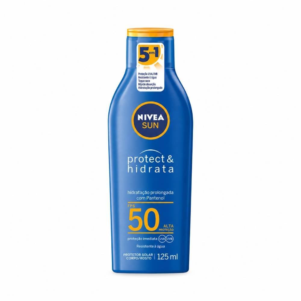 Protetor Solar Nivea Sun Protect Hidrata Fps 50 125ml
