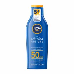 Protetor Solar Nivea Sun Protect Hidrata Fps 50 200ml