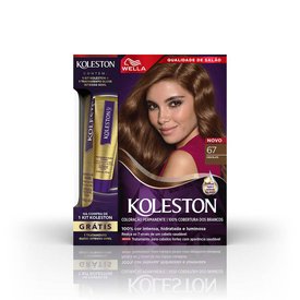 KIT KOLESTON TINTURA 67 CHOCOLATE + TRATAMENTO GLOSS INTENSO