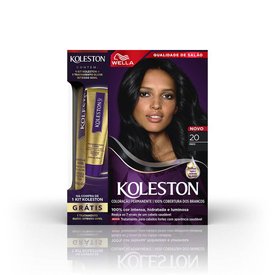 KIT KOLESTON TINTURA 20 PRETO + TRATAMENTO GLOSS INTENSO