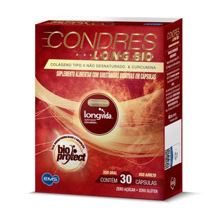 CONDRES LONG BIO COLÁGENO & CÚRCUMA 30 CÁPSULAS
