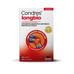 Colágeno Tipo Ii Condres Long Bio Curcumina 90 Cápsulas