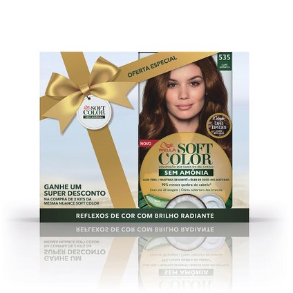 KIT TINTURA SOFT COLOR 5.35 CAFÉ ARABICA COM 2 UNIDADES