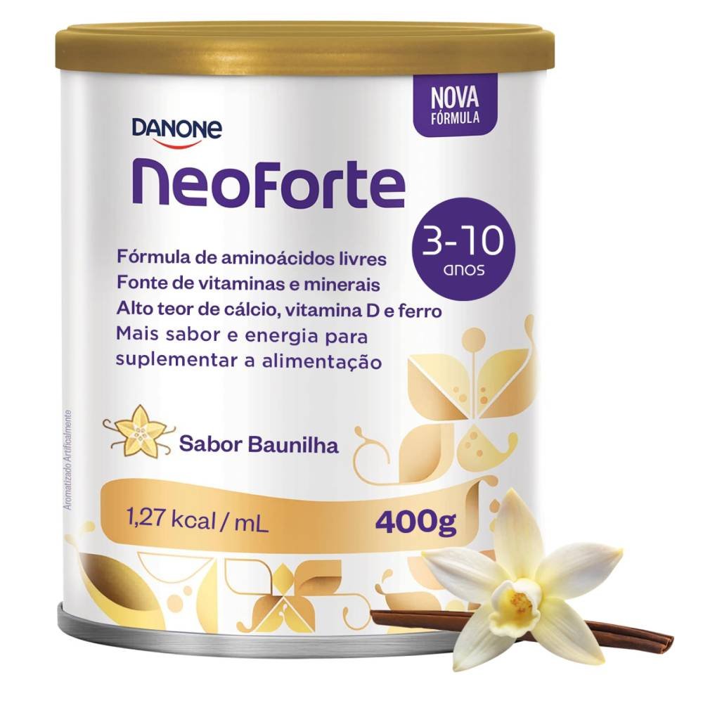 Suplemento Infantil Neoforte Baunilha Danone 400g