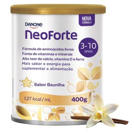 NEOFORTE BAUNILHA SUPLEMENTO INFANTIL 3 10 ANOS 400G