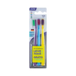 Escova Dental Panvel Oral Ultrasoft Fun Leve 3 Pague 2