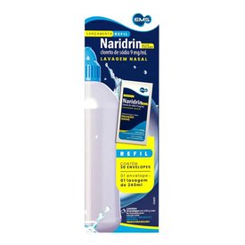 NARIDRIN ALTO VOLUME 0,9% LAVAGEM NASAL 30 ENVELOPES - REFIL