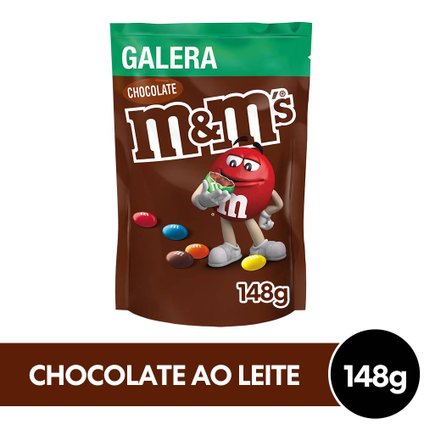 CHOCOLATE M&MS PARA GALERA CHOCOLATE 148G