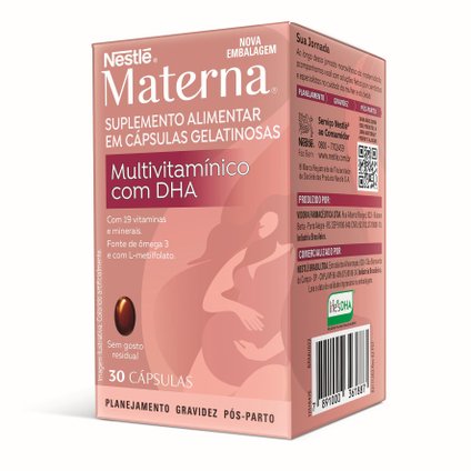 SUPLEMENTO ALIMENTAR MATERNA DHA 30 UNIDADES
