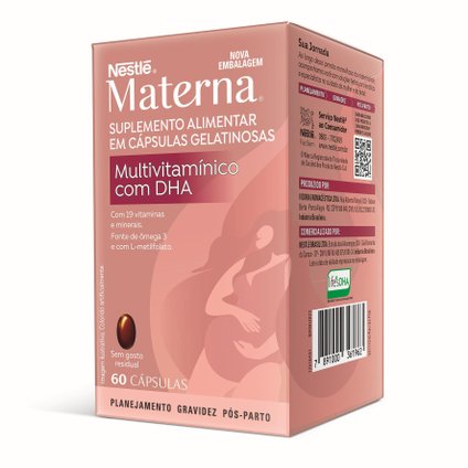 SUPLEMENTO ALIMENTAR MATERNA DHA 60 UNIDADES
