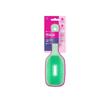 ESCOVA PARA CABELO RICCA FLEX FAST DRY PINK
