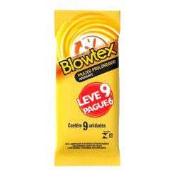 Preservativo Blowtex Efeito Retardante Leve 9 Pague 6 Unidades