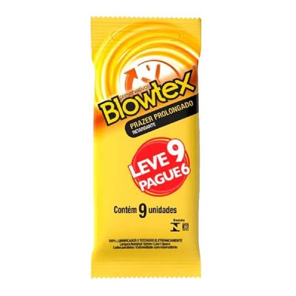 PRESERVATIVO BLOWTEX EFEITO RETARDANTE LEVE 9 PAGUE 6