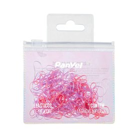 ELASTICO DE SILICONE PANVEL ACESSORIOS COLEÇÃO PRISMA COM 100 UNIDADES