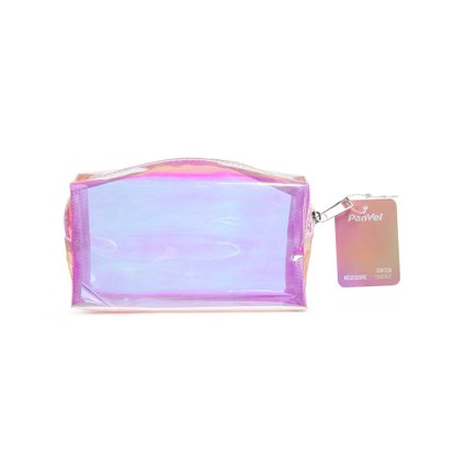 NECESSAIRE HOLOGRAFICA PANVEL ACESSORIOS COLEÇÃO PRISMA