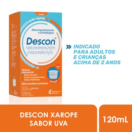 DESCON XAROPE COM COPO 120ML
