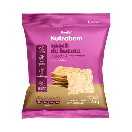 SNACK BATATA  PANVEL NUTRABEM 25G