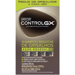 Shampoo Grecin Control Gx Redutor De Grisalho 118ml