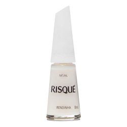 Esmalte Risqué Branco Natural Rendinha 8ml