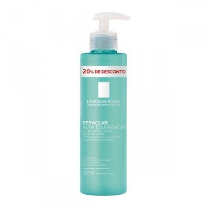 GEL DE LIMPEZA LA ROCHE POSAY EFFACLAR ALTA TOLERÂNCIA 300G 20% DE DESCONTO