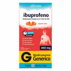 Ibuprofeno 400mg 10 Cápsulas Moles Althaia Genérico