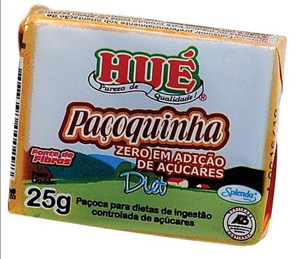 PAÇOQUINHA ZERO HUÉ TABLETE 25G AVULSO