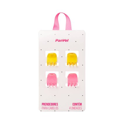 CONJUNTO DE PIRANHAS PP NEON COLEÇÃO INFANTIL PANVEL ACESSÓRIOS