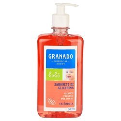 Sabonete De Glicerina Líquido Granado Bebê Calêndula 500ml