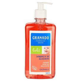 SABONETE DE GLICERINA LÍQUIDO GRANADO BEBÊ CALÊNDULA 500ML