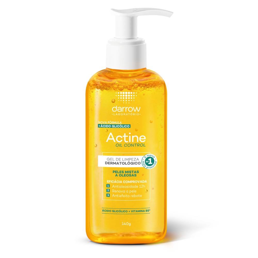 Gel De Limpeza Facial Darrow Actine Oil Control 140g