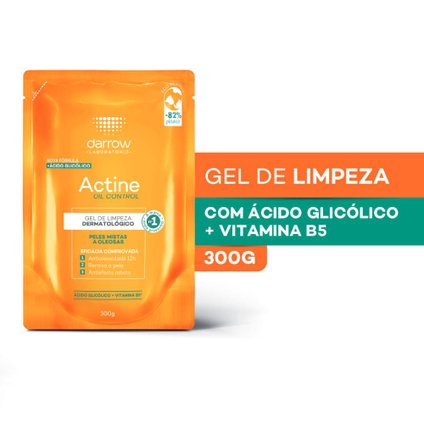 GEL DE LIMPEZA ACTINE OIL CONTROL REFIL 300G