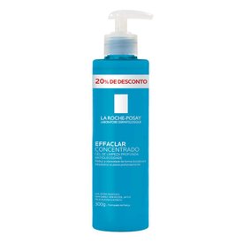 GEL DE LIMPEZA LA ROCHE POSAY EFFACLAR CONCENTRADO 300G 20% DE DESCONTO
