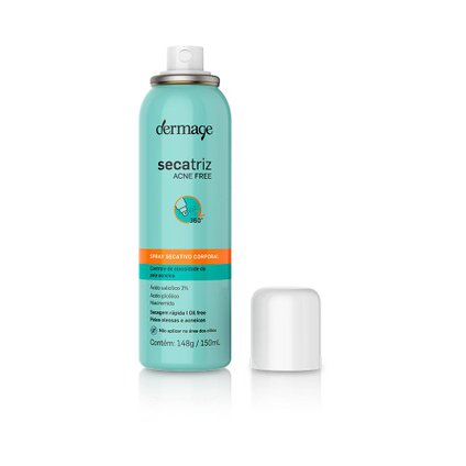 SPRAY SECATIVO CORPORAL DERMAGE SECATRIZ ACNE FREE 150ML