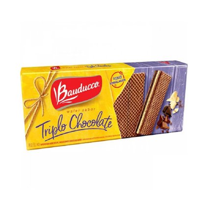 WAFER BAUDUCCO TRIPLO CHOCOLATE 140G
