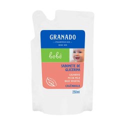 Sabonete De Glicerina Líquido Granado Bebê Calêndula Refil 250ml