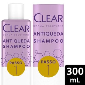 SHAMPOO CLEAR WOMEN DERMA SOLUTION ANTIQUEDA COM 300ML