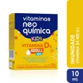 VITAMINAS KIDS VITAMINA D3 NEO QUÍMICA GOTAS 400UI 10ML